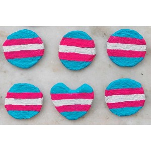 Χειροποίητες καρφίτσες transgender pride